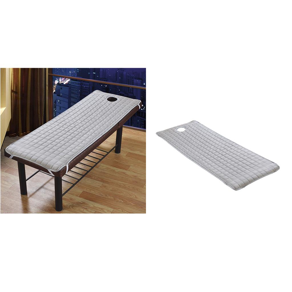 2pcs Non-slip Massage Table Sheet Cover with Elastic Band 190x80cm Grey