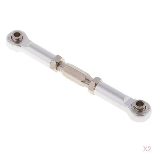 2pcs Adjustable Servo Linkage Pulling Steering Rods Arms for 1/10 HSP Car