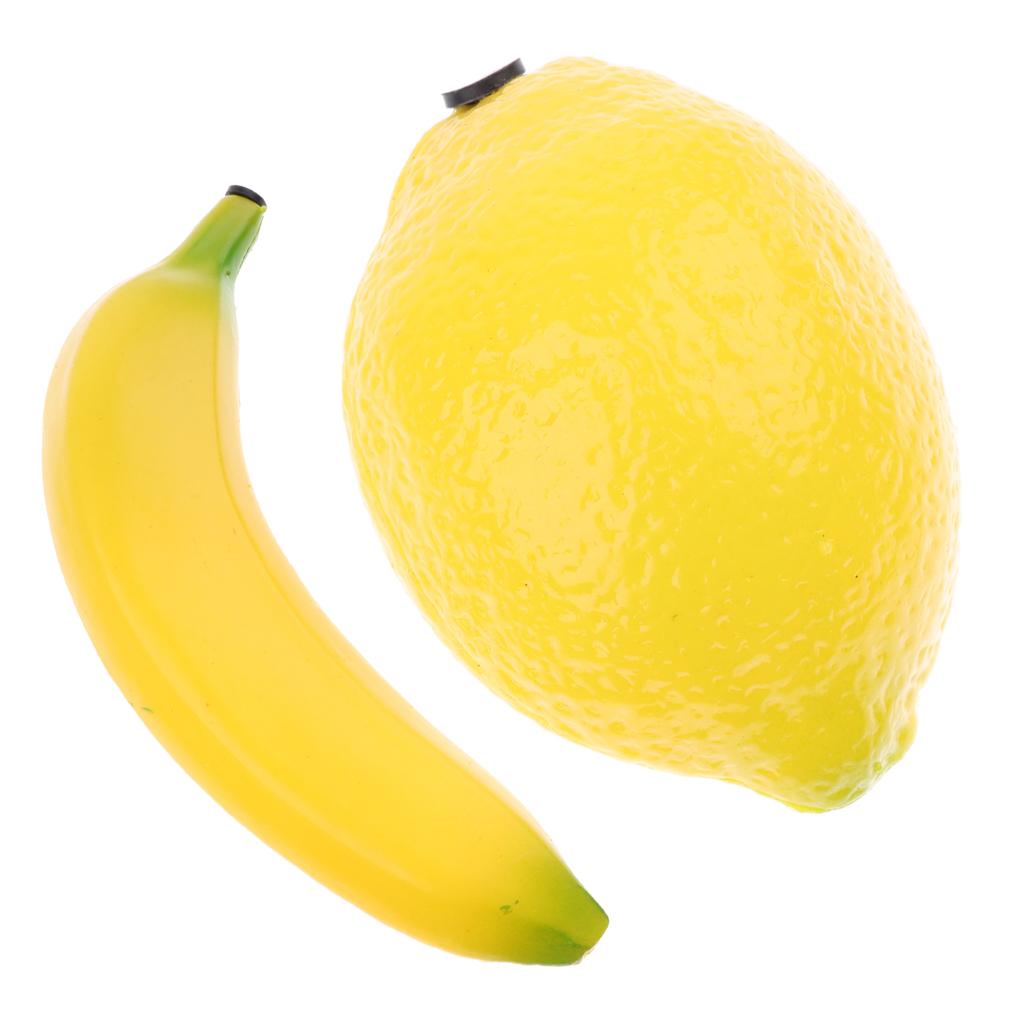 Banana Lemon Fruit Shaker Musical Maraca Rattles for Children Kids