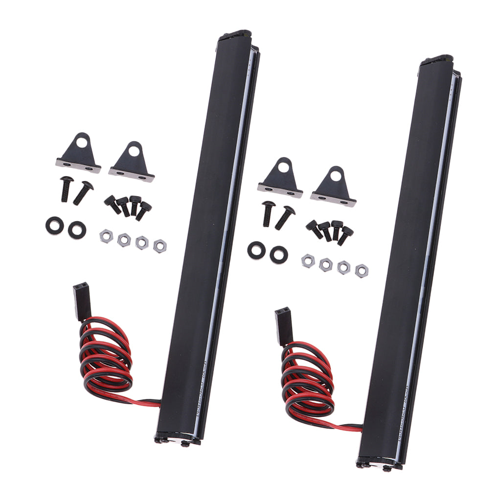 2pc LED Light Bar Bright Lamp for SCX10 90046 D90 TRX4 1/10 Crawler