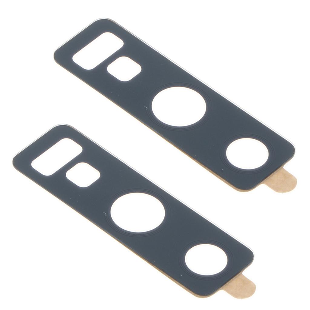 2 Pieces Back Camera Glass Lens Replacement + Adhesive for Samsung Note 9