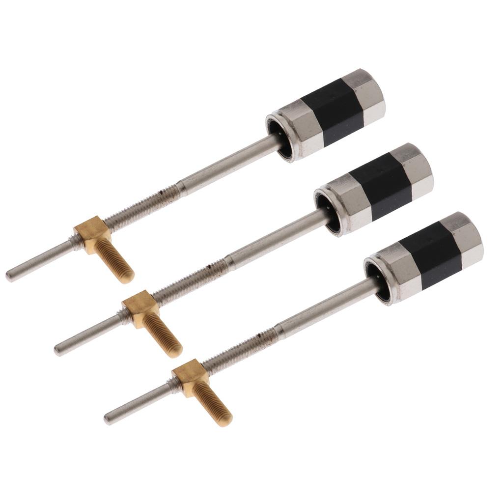 3 Pieces Double Bass Bow Frog Screws