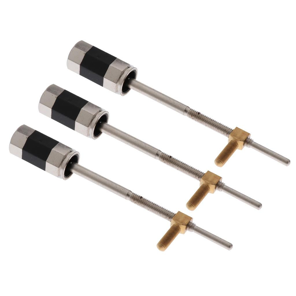 3 Pieces Double Bass Bow Frog Screws