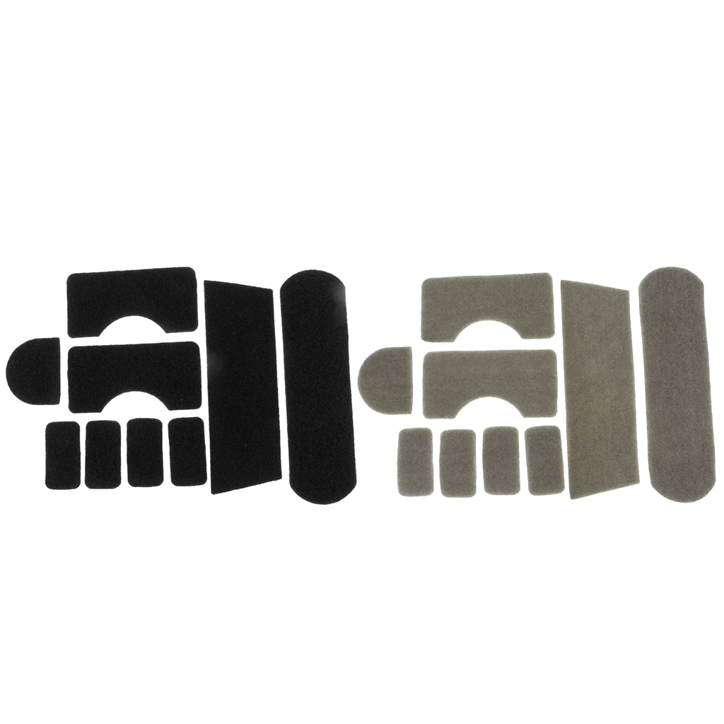 18pcs Tactical Helmet Sticker Patch Hook and Loop for MICH Hunting Helmets