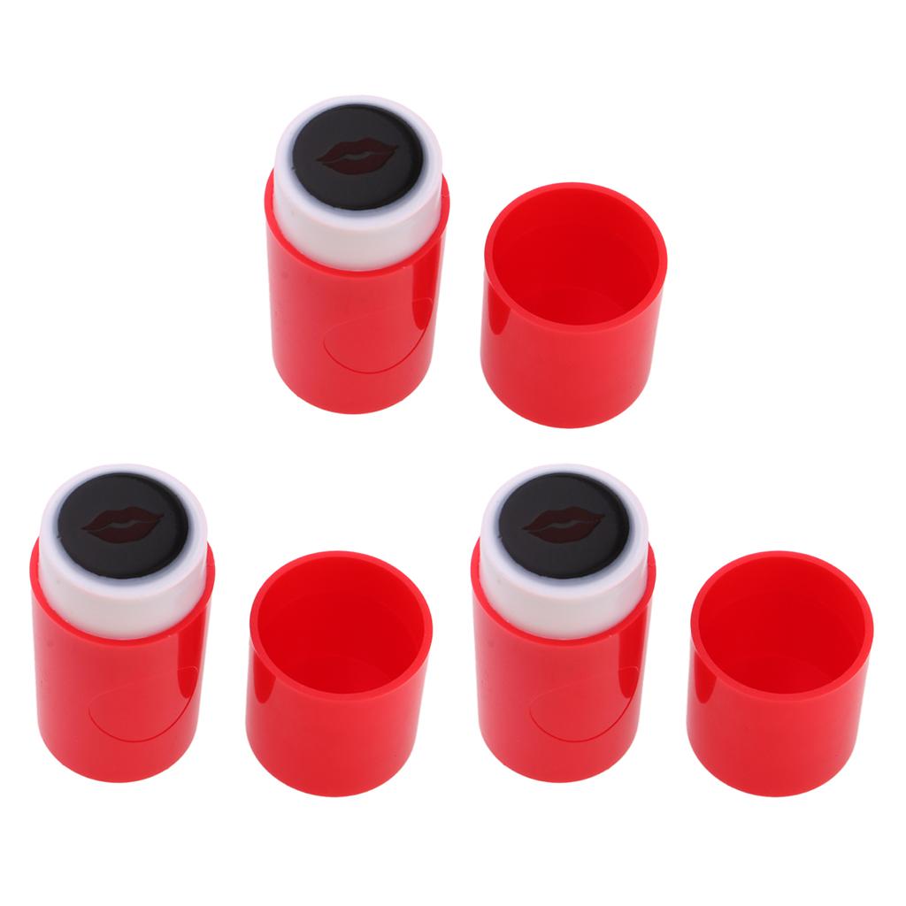 3pcs Colorfast Quick-dry Golf Ball Stamp Stamper Marker Impression Seal