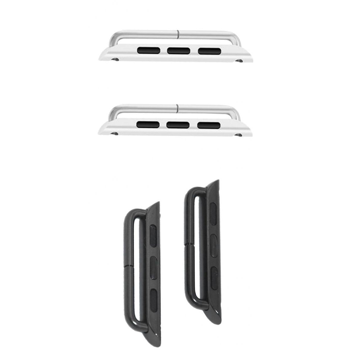 2 Pieces Watch Bands Adapter For Apple Watch 4 Strap Connector 44mm
