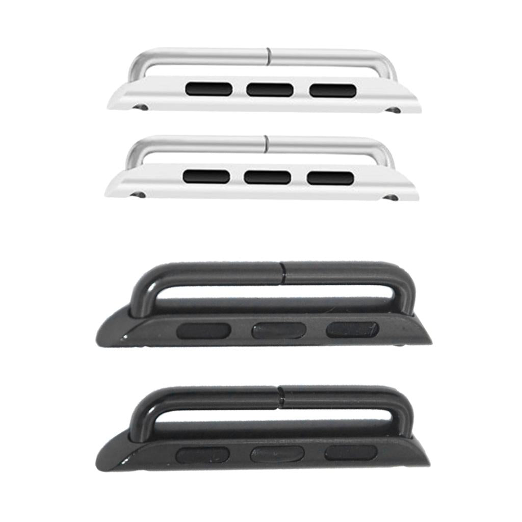 2 Pieces Watch Bands Adapter For Apple Watch 4 Strap Connector 44mm