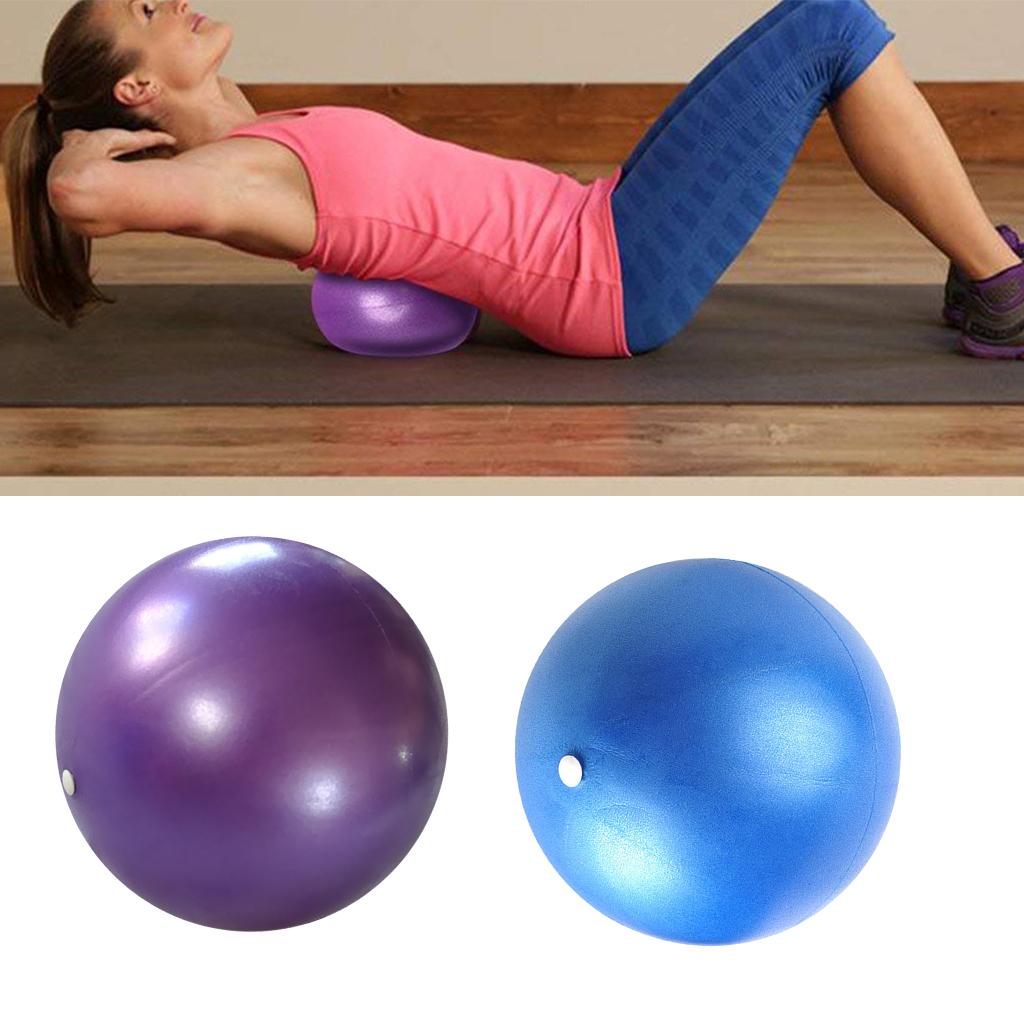 2Pcs 25cm Soft Anti Burst Yoga Ball Exercise GYM Pilates Fitness Balls