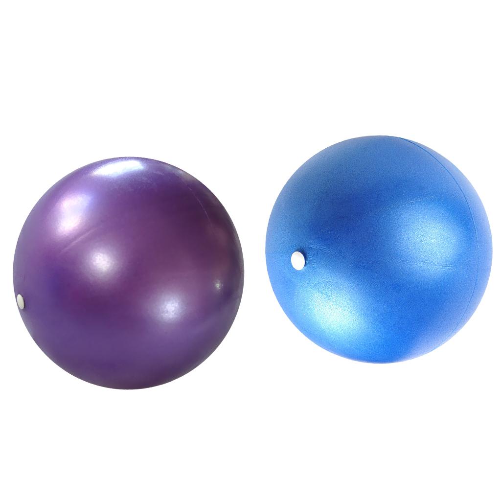 2Pcs 25cm Soft Anti Burst Yoga Ball Exercise GYM Pilates Fitness Balls
