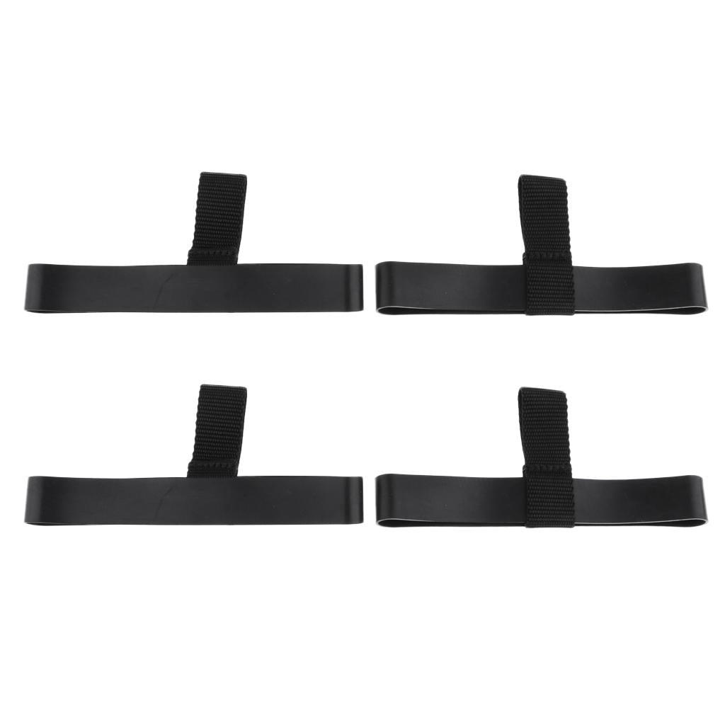 4 Pieces Elastic Rubber Scuba Diving Stage Tank Bottle Hose Retainer Band L