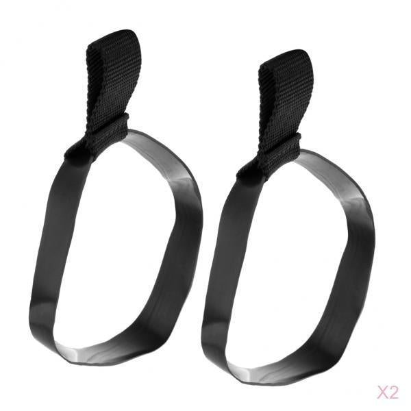 4 Pieces Elastic Rubber Scuba Diving Stage Tank Bottle Hose Retainer Band L