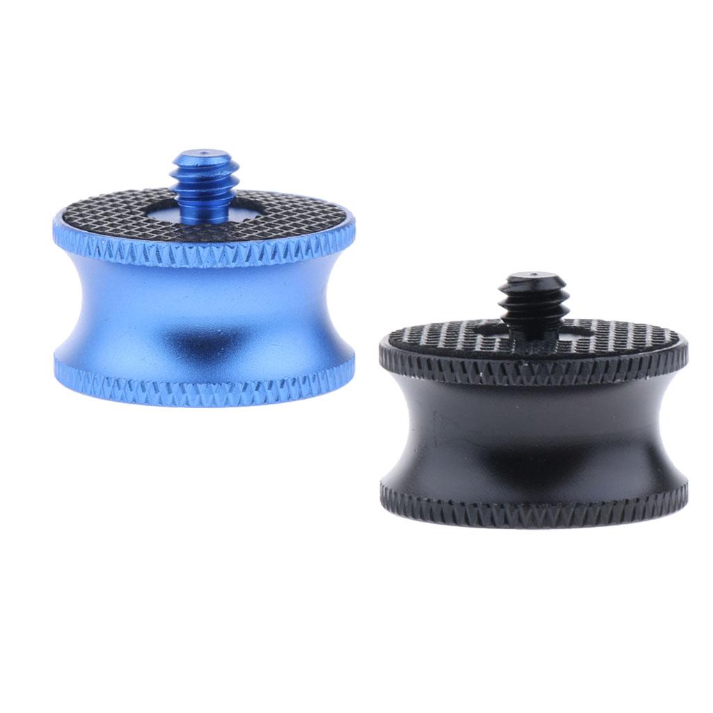 2Pieces 1/4 Male to 3/8" Female Adapter Converter for Tripod Monopod Camera"