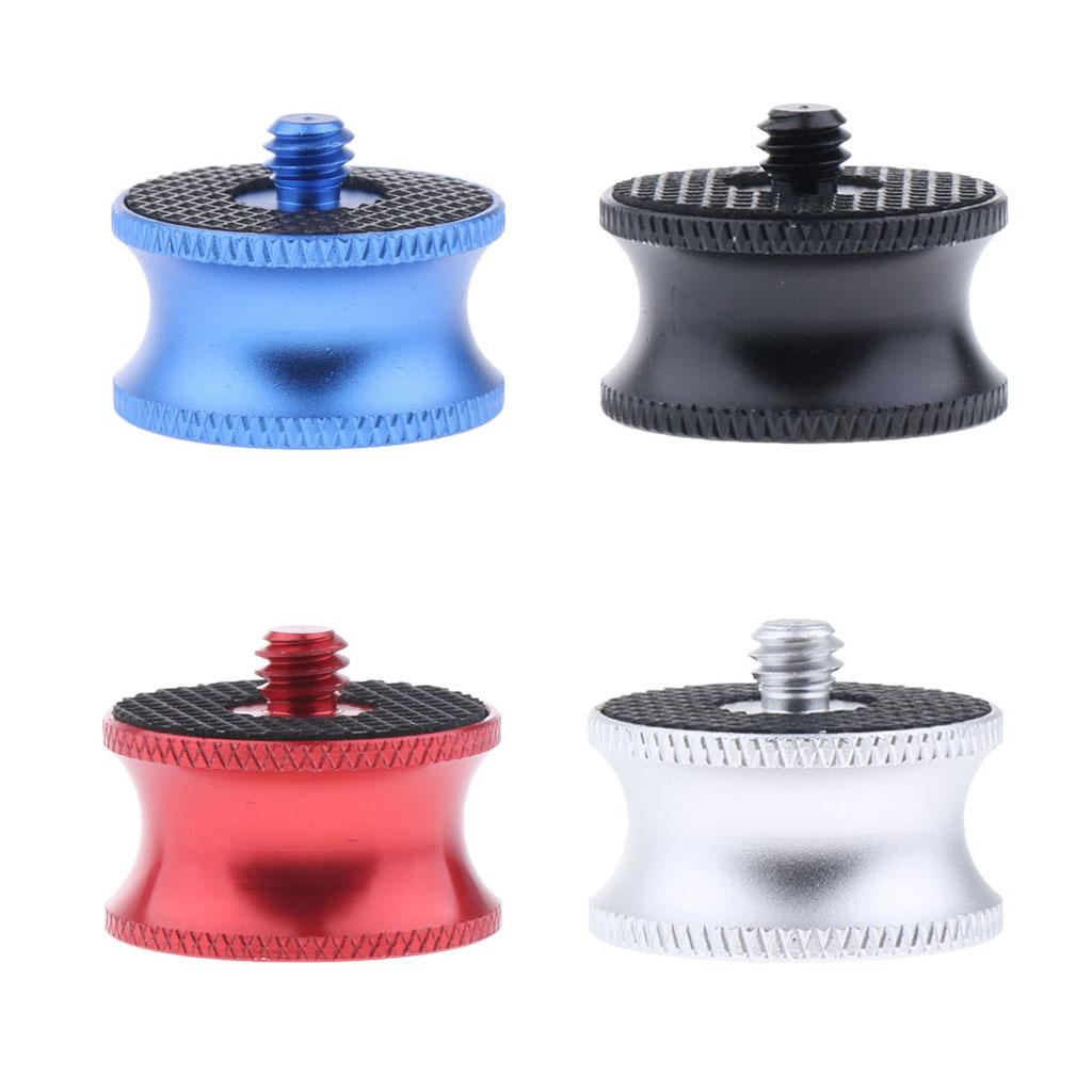 4Pieces 1/4 Male to 3/8" Female Adapter Converter for Tripod Monopod Camera"