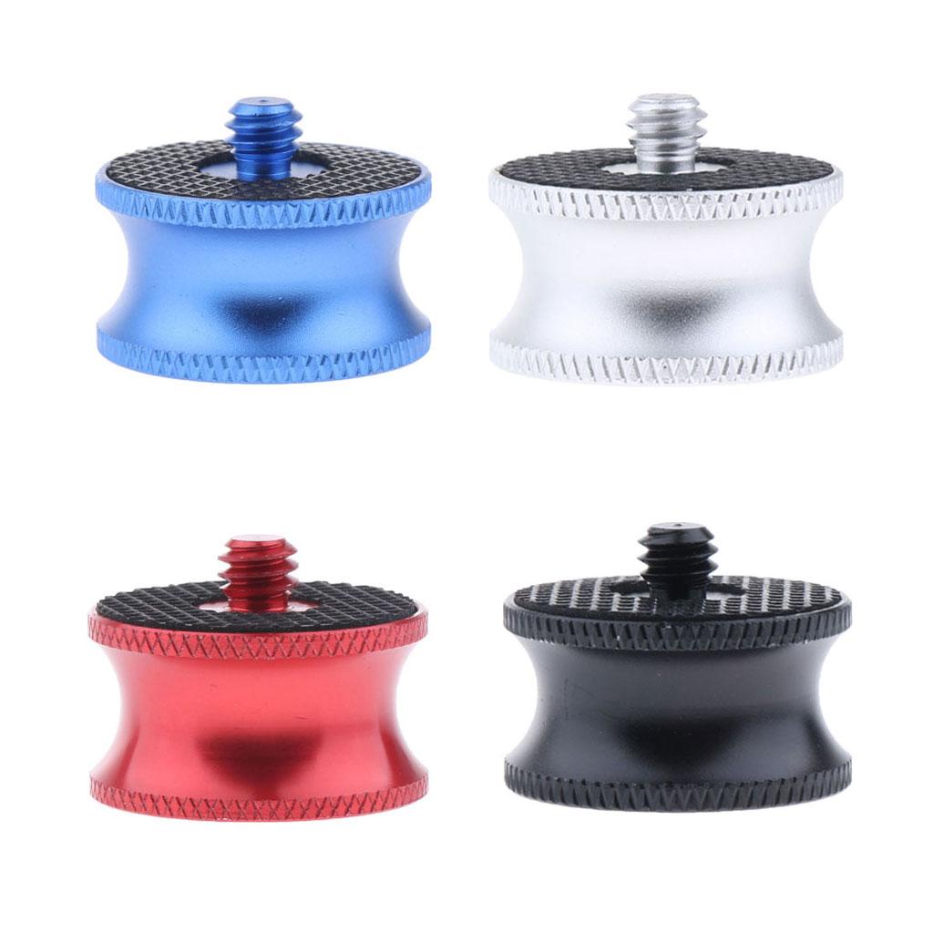 4Pieces 1/4 Male to 3/8" Female Adapter Converter for Tripod Monopod Camera"