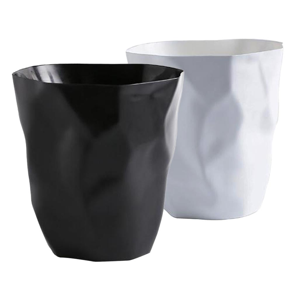 2x Large Size Irregular Trash Can Waste Dustbin for Home Office Car