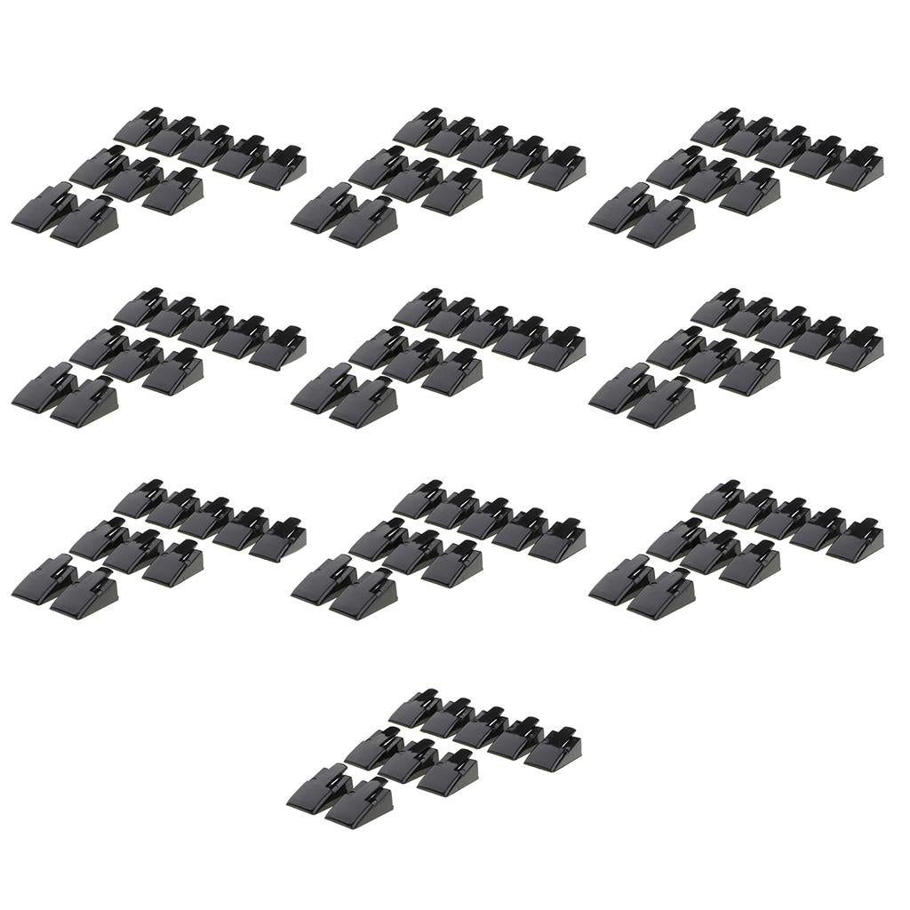 100x Black Jewelry Tray Finger Ring Display Stand Holder Ring Showcase
