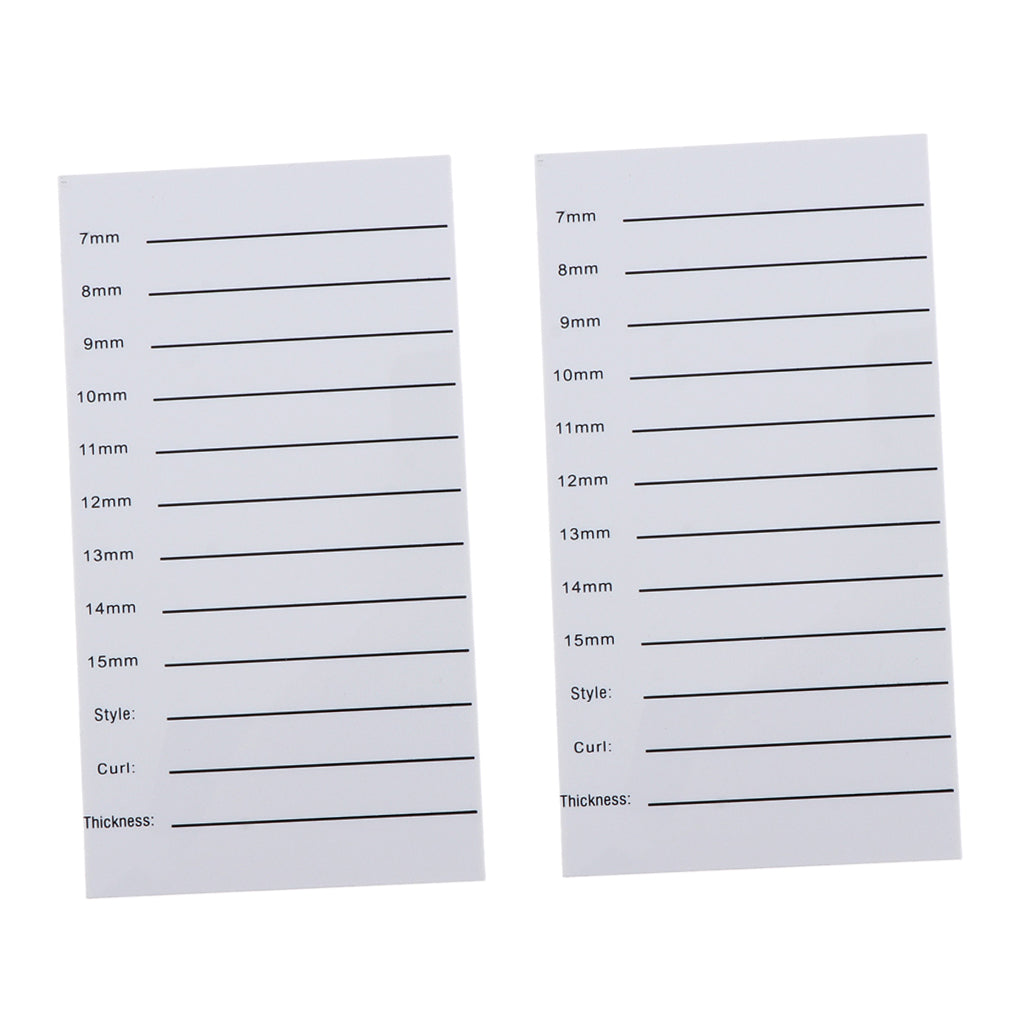 2x Plastic Eyelash Extension Tray Glue Pallet Holder Lash Plate Stand Board