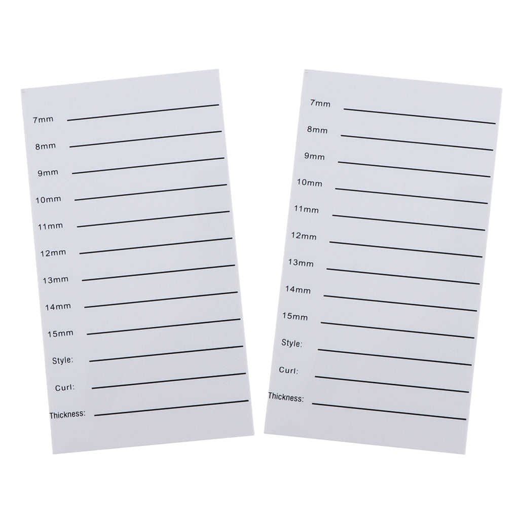 2x Plastic Eyelash Extension Tray Glue Pallet Holder Lash Plate Stand Board