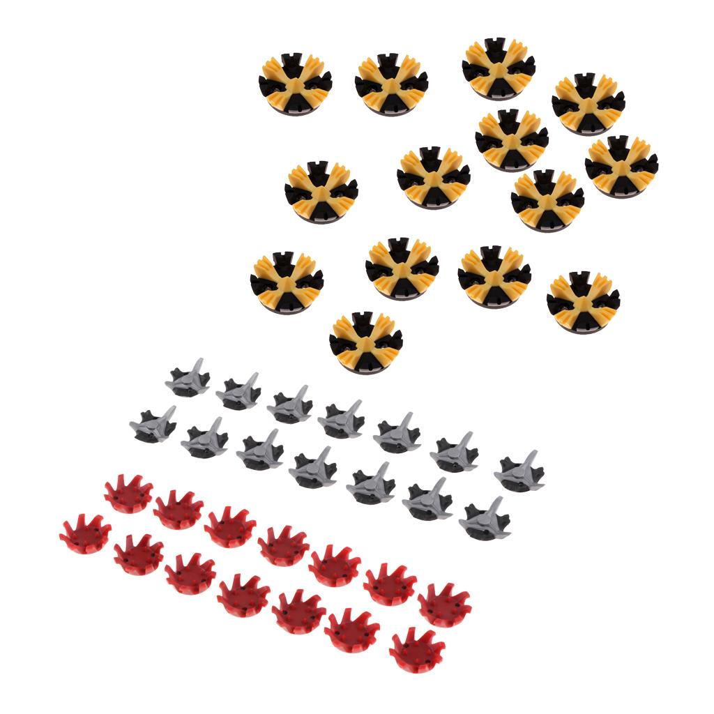 42 Pieces Replacement Sports Golf Shoe Spikes Cleat Metal Screw Thread Studs