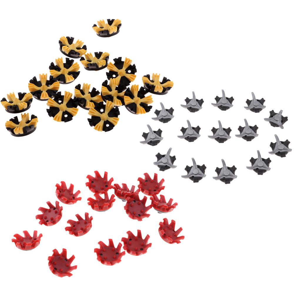 42 Pieces Replacement Sports Golf Shoe Spikes Cleat Metal Screw Thread Studs