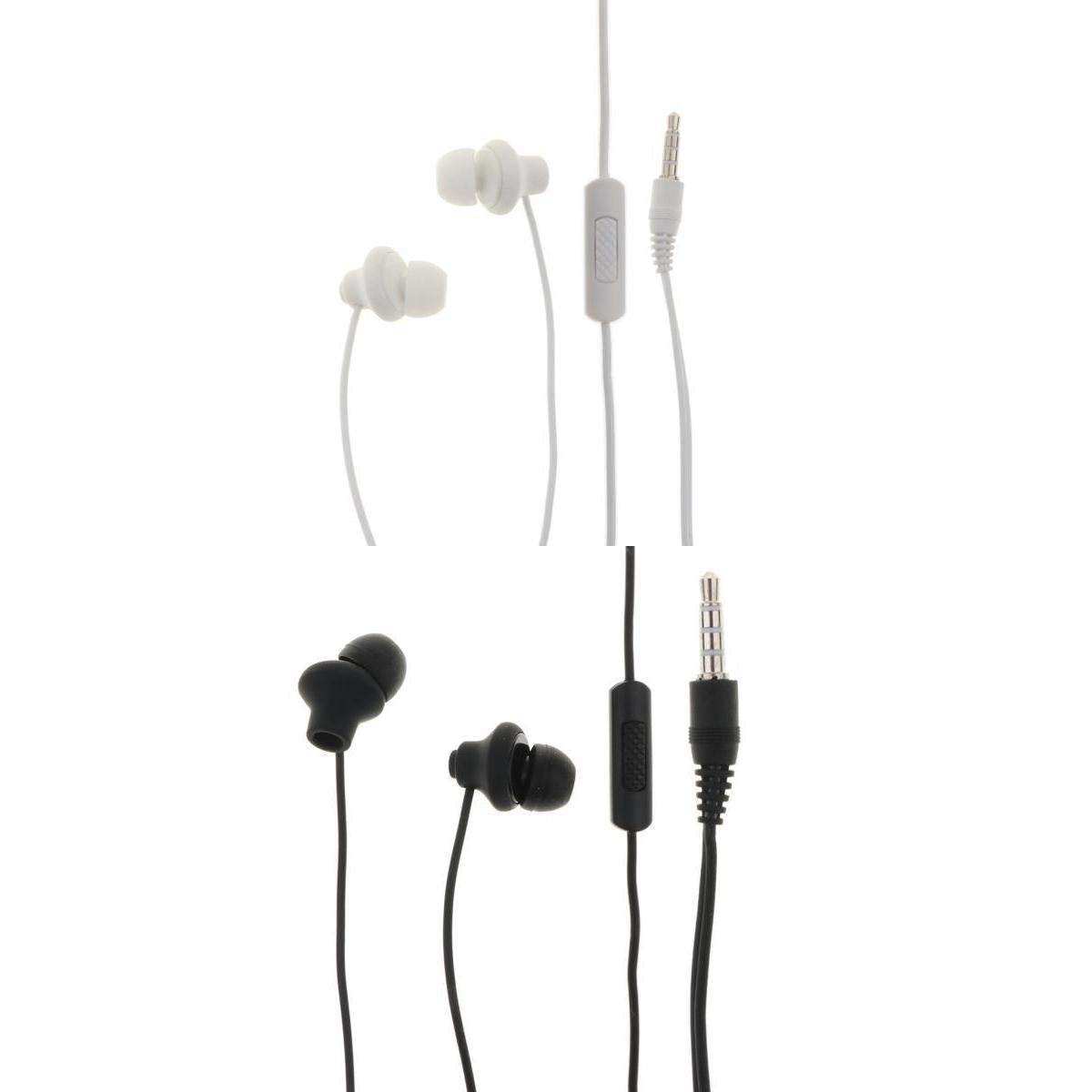 2 Pieces 3.5mm Stereo In-Ear Earphone Headset Headphone For Samsung