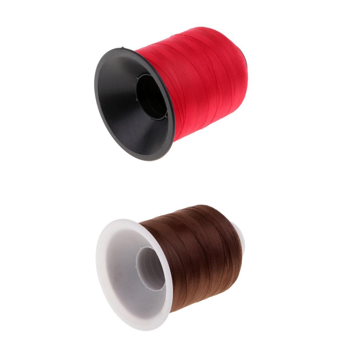 2x Fishing Rod Guide Ring Wrapping Lines Rod Building Wrapping Threads 2000m