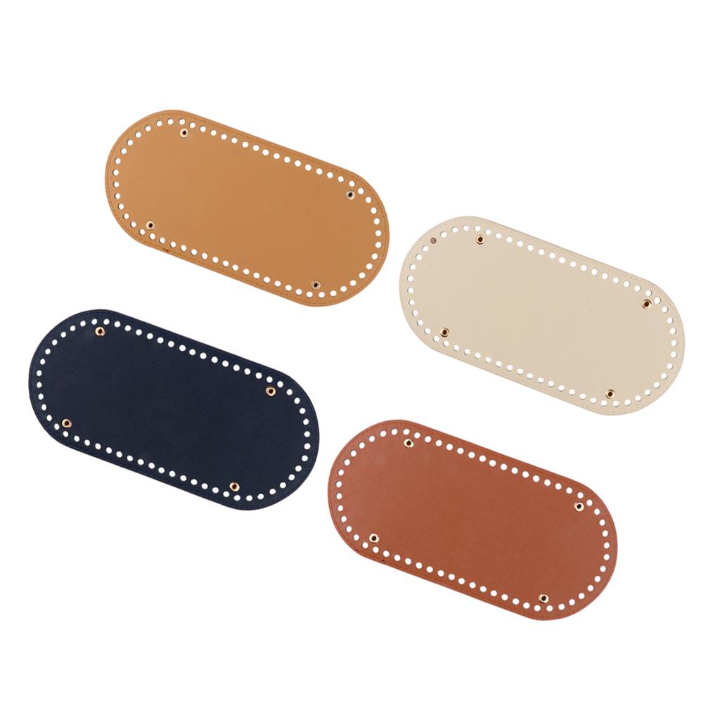 4x 60 Holes Bag Bottom Shaper Bag Cushion Pad for Hand-made DIY Bags