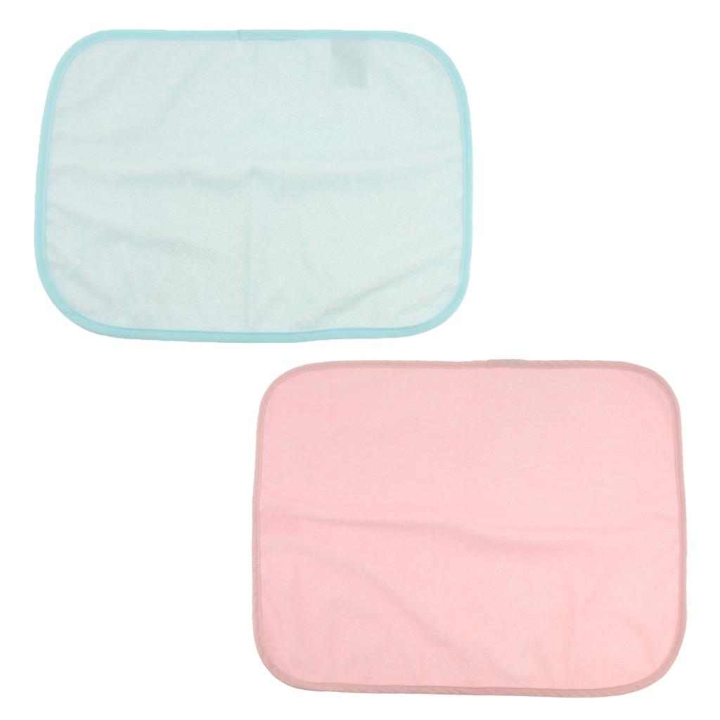 2Pcs Washable Bed Sheet Mattress Elderly Incontinence Pad Underpad Protector