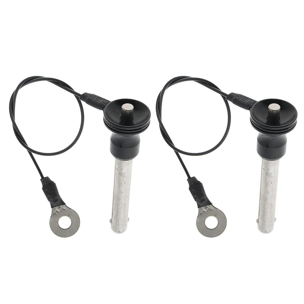 2 Pieces Stainless Steel Ball Lock Quick Release Pin Push Button 8mm-40mm