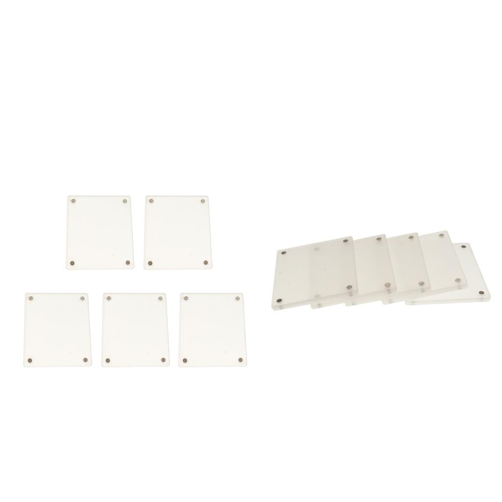 20 Pcs Acrylic Magnet Photo Frame Fridge Photo Display Holders for Fujifilm