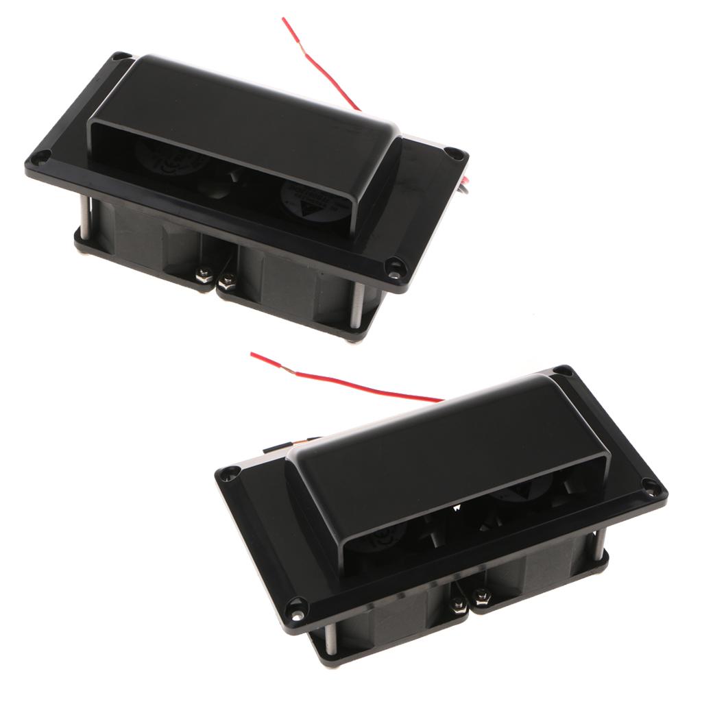 2 Sets RV Caravan Motorhome Interior Side Air Vent Ventilation Exhaust Fan