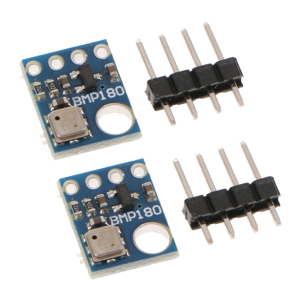 2x BMP180 Sensor Module,Temperature and Air Pressure Sensor,with Pin Header