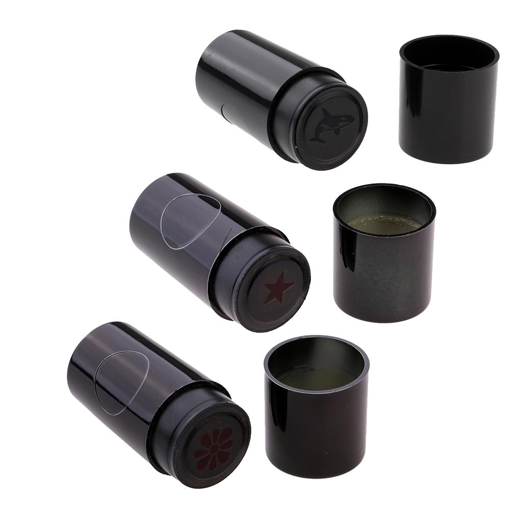 Colorfast Golf Ball Stamp Stamper Marker Seal Golfer Gift Keepsake 3pcs/Set