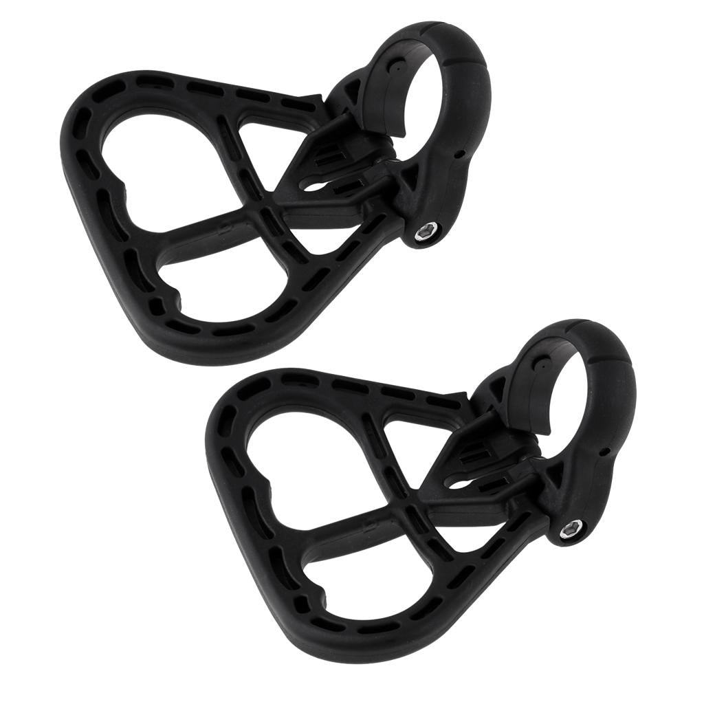 2pcs Scuba Diving Dive Cylinder Tank Handle Holder Grip Carrier Diver Black
