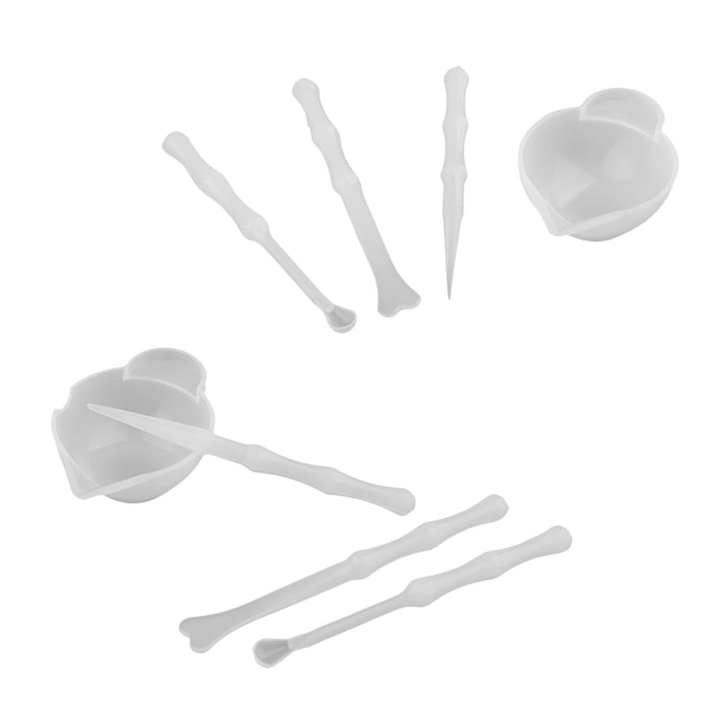 8 Pieces Silicone Resin Measuring Mixing Cup DIY Jewelry Resin Glue Tool Set