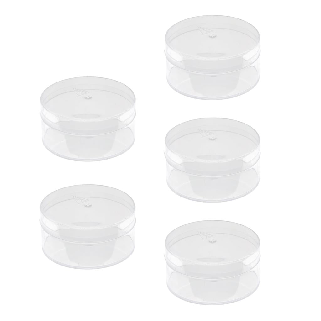 5 Pieces Plastic Alcohol or Benzine Cup for Watch Repair Watchmakers Tools