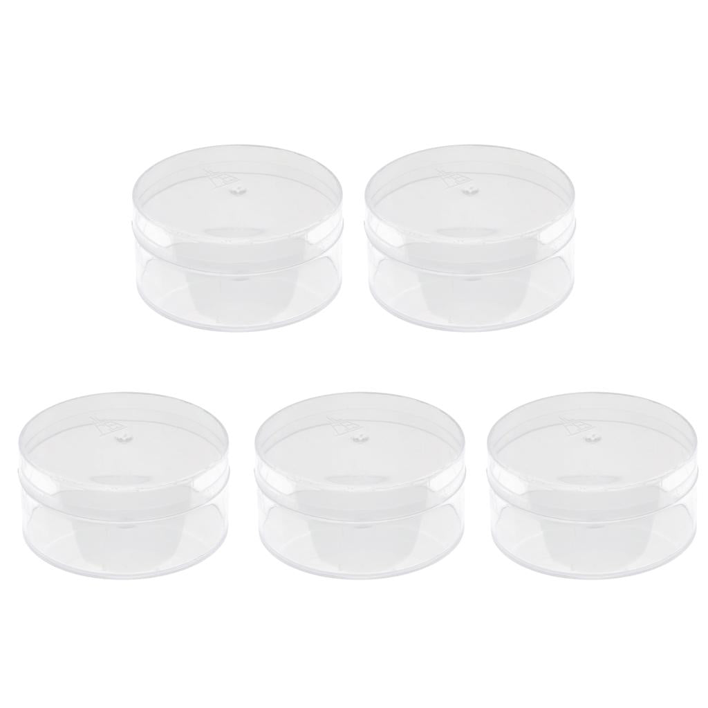 5 Pieces Plastic Alcohol or Benzine Cup for Watch Repair Watchmakers Tools