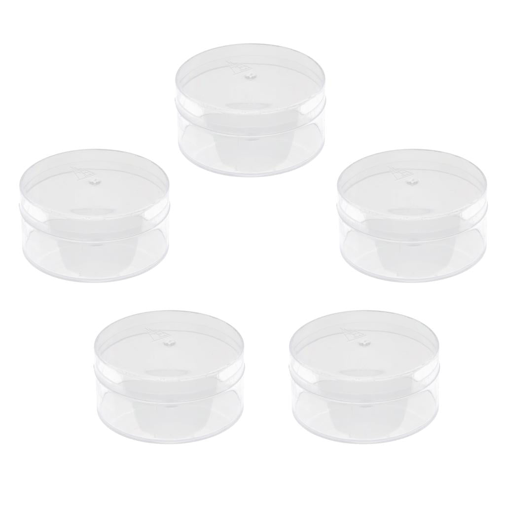 5 Pieces Plastic Alcohol or Benzine Cup for Watch Repair Watchmakers Tools