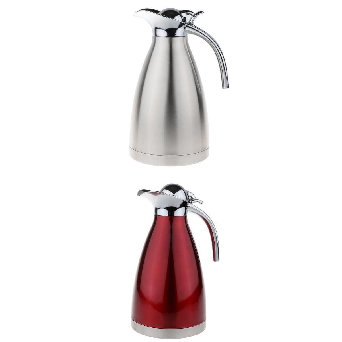 2x1.5L 2Color Stainless Steel Double Wall Insulated Coffee Carafe Kettle