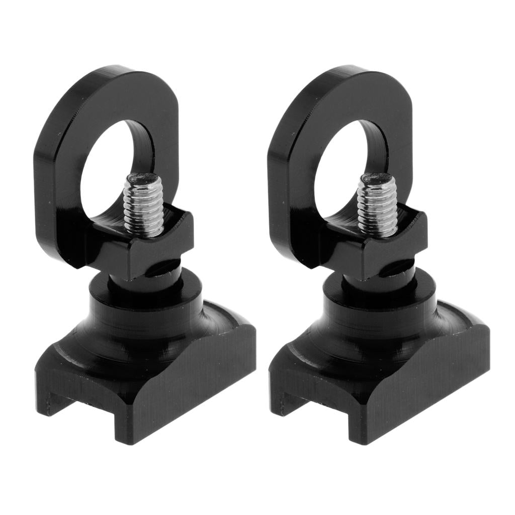 2 Pack Bike Chain Tensioner Adjuster Fastener for Folding Bike Bicycle Black