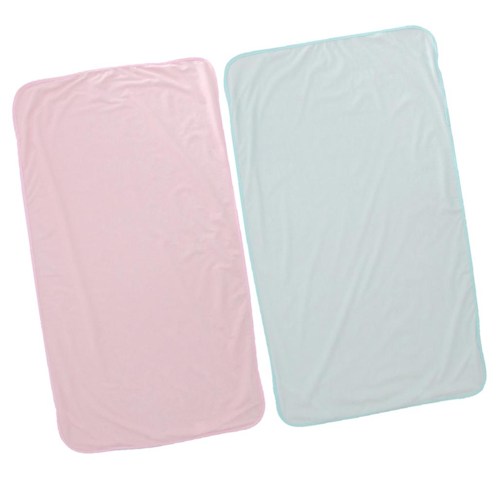 2Pcs Washable Bed Sheet Elderly Incontinence Pad Underpad Protector 70x120cm