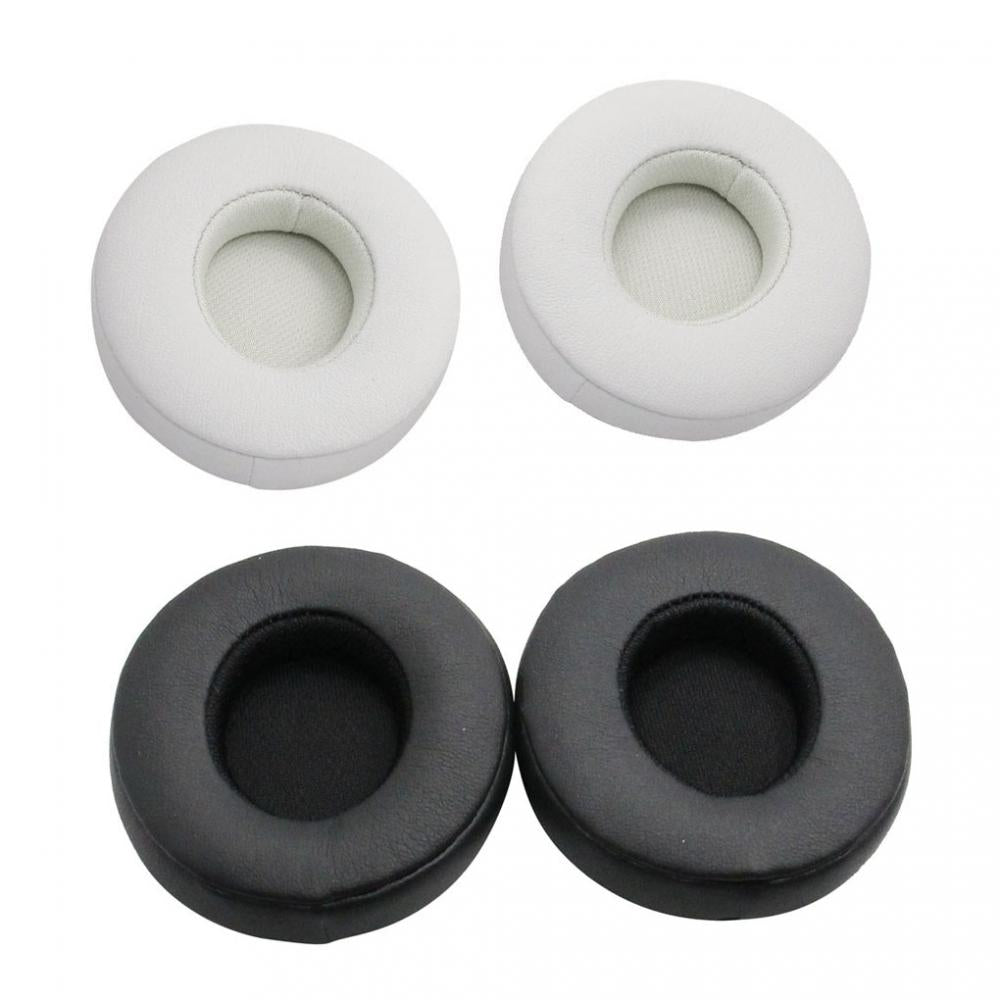 2Pair Ear Pads Cushions Replacement for Beats Solo 2 Solo 3 Black & White