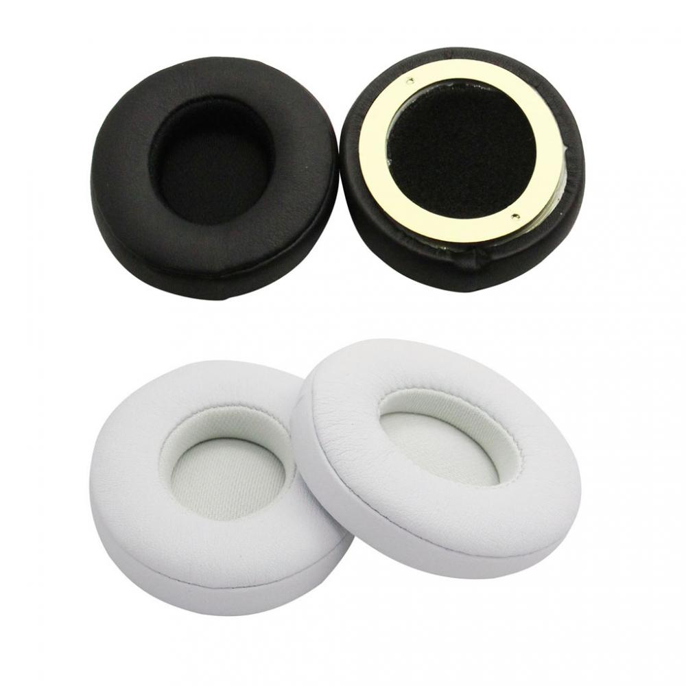 2Pair Ear Pads Cushions Replacement for Beats Solo 2 Solo 3 Black & White