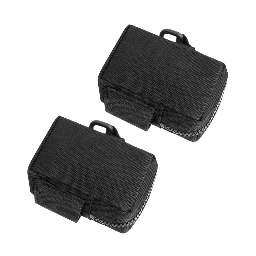 2pcs Molle Belt Pouch Tactical Accessory Bag Utility Gadget Pouch Black