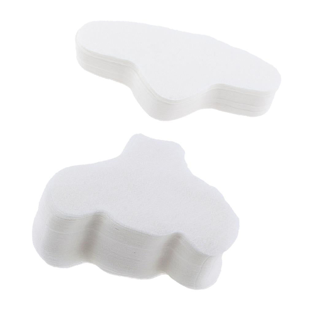 200Pcs Disposable Nose-Shaped Cotton Pad DIY Nose Mask Skin Care Paper Sheet