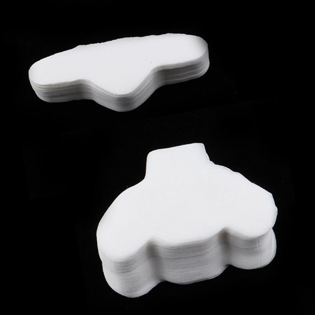 200Pcs Disposable Nose-Shaped Cotton Pad DIY Nose Mask Skin Care Paper Sheet