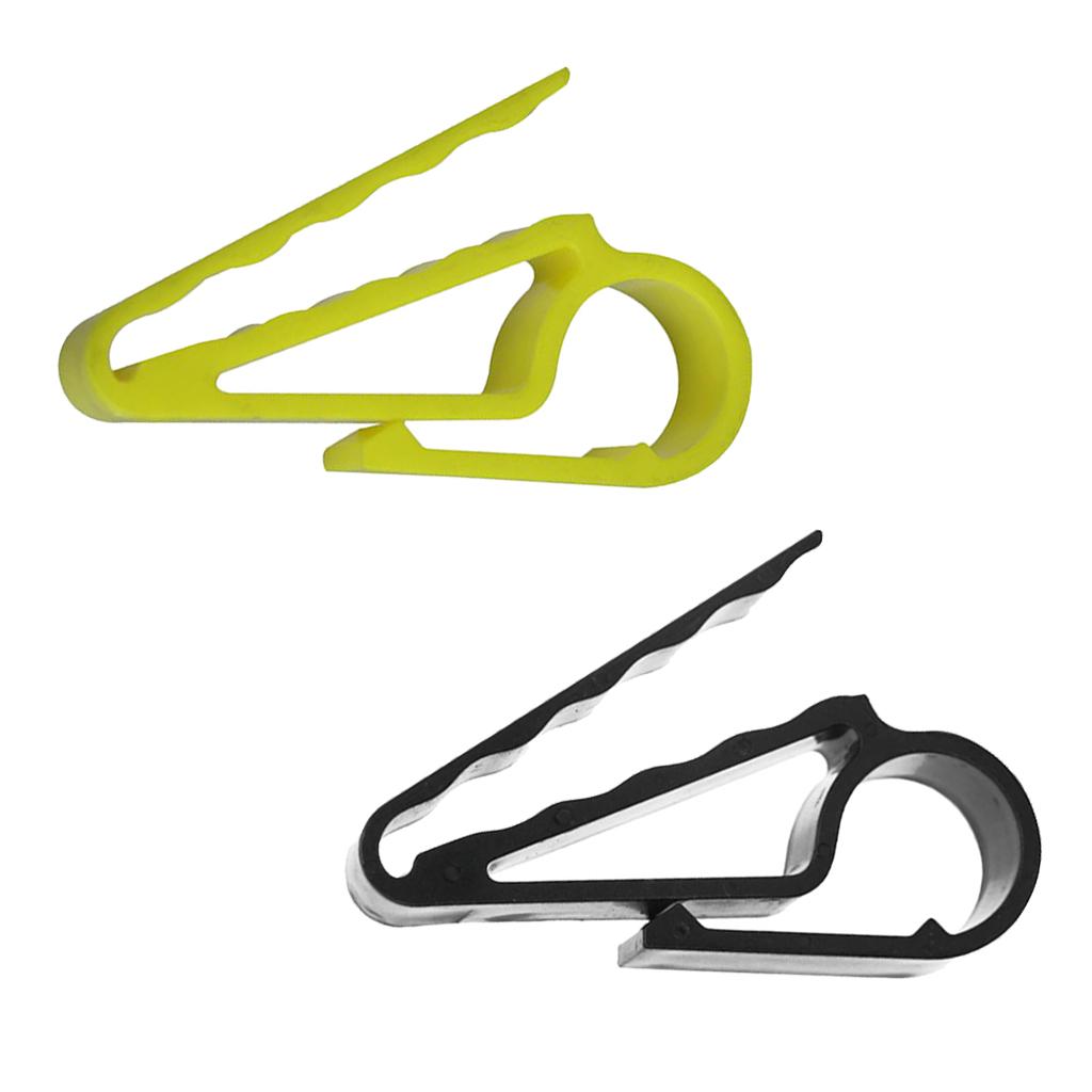 2Pcs Plastic Golfer Cigar Holder Clip Clamp For Golfers Golf Carts Boaters