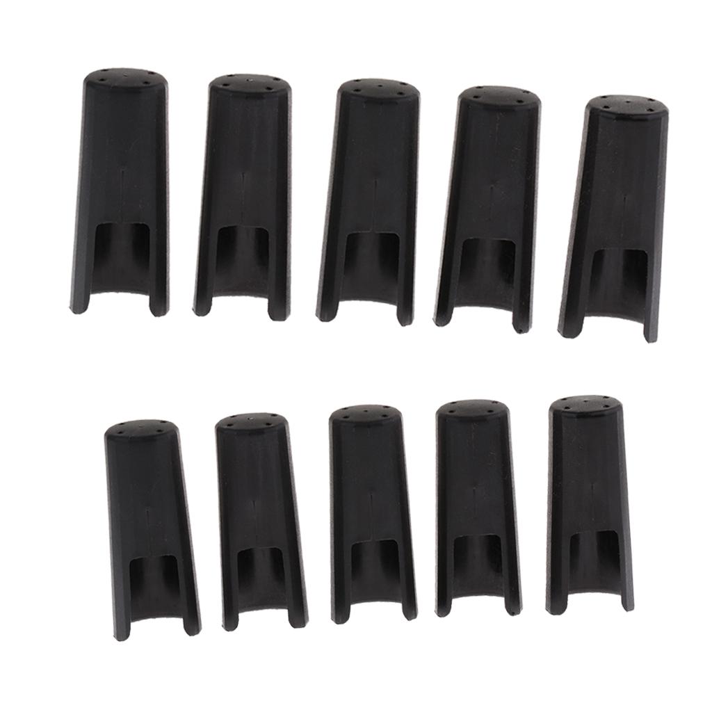 10 Pieces Saxophone Mouthpiece Cap Buckle Patches Pad Cap for Alto Tenor Sax