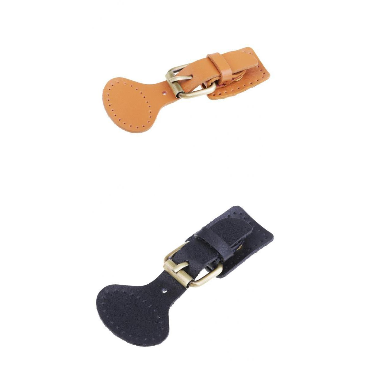 2 Sets Sew on Leather Pin Buckles Sewing Fasteners Handbag Bags Accessories