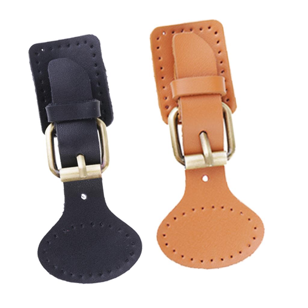 2 Sets Sew on Leather Pin Buckles Sewing Fasteners Handbag Bags Accessories